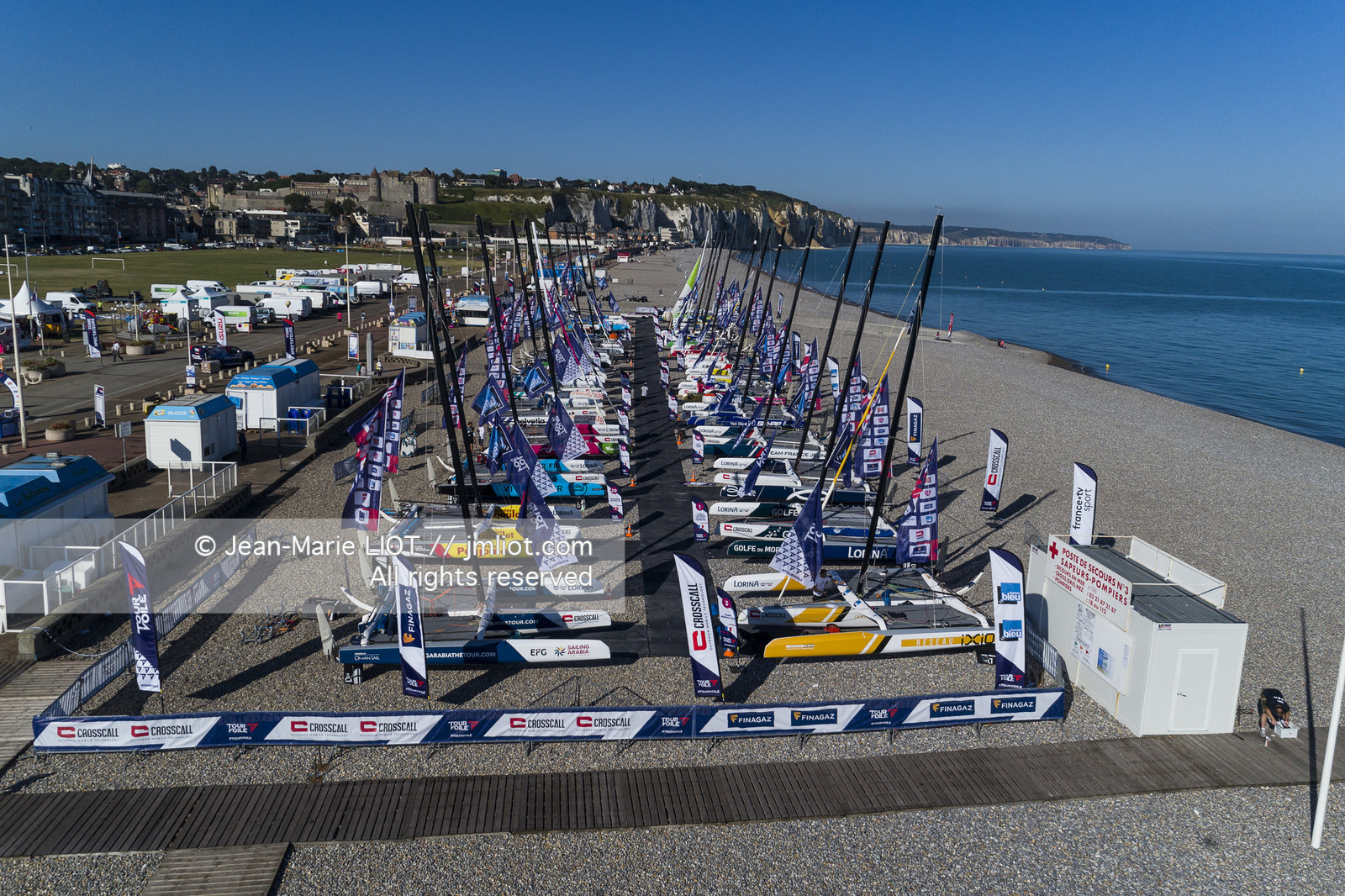 Tour Voile 2018, acte de Dieppe, le 09 juillet 2018..Photo : Jean-Marie LIOT   ASO