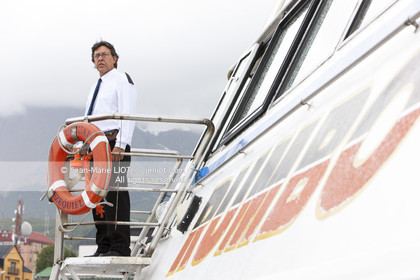 Ushuaia, Terre de Feu est la ville la plus australe du globe.Située à la pointe de l'Argentine cette province est la porte de l'antartique.photo © Jean-Marie Liot.