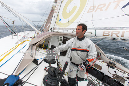 SAILING ARMEL LE CLEACH BRIT AIR IMOCA