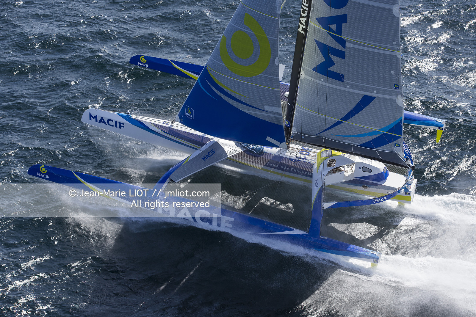 SAILING - ULTIME MACIF AERIAL MARCH 2016