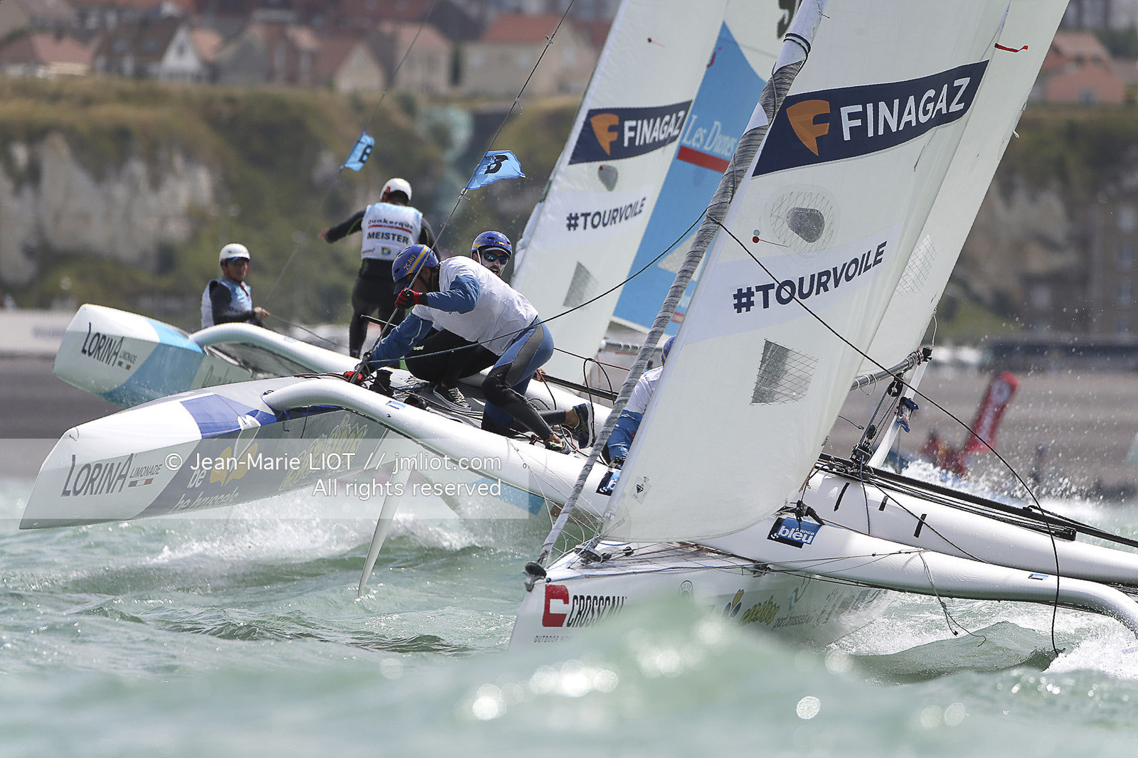 Tour Voile 2018, acte de Dieppe, le 10 juillet 2018..Photo : Jean-Marie LIOT   ASO