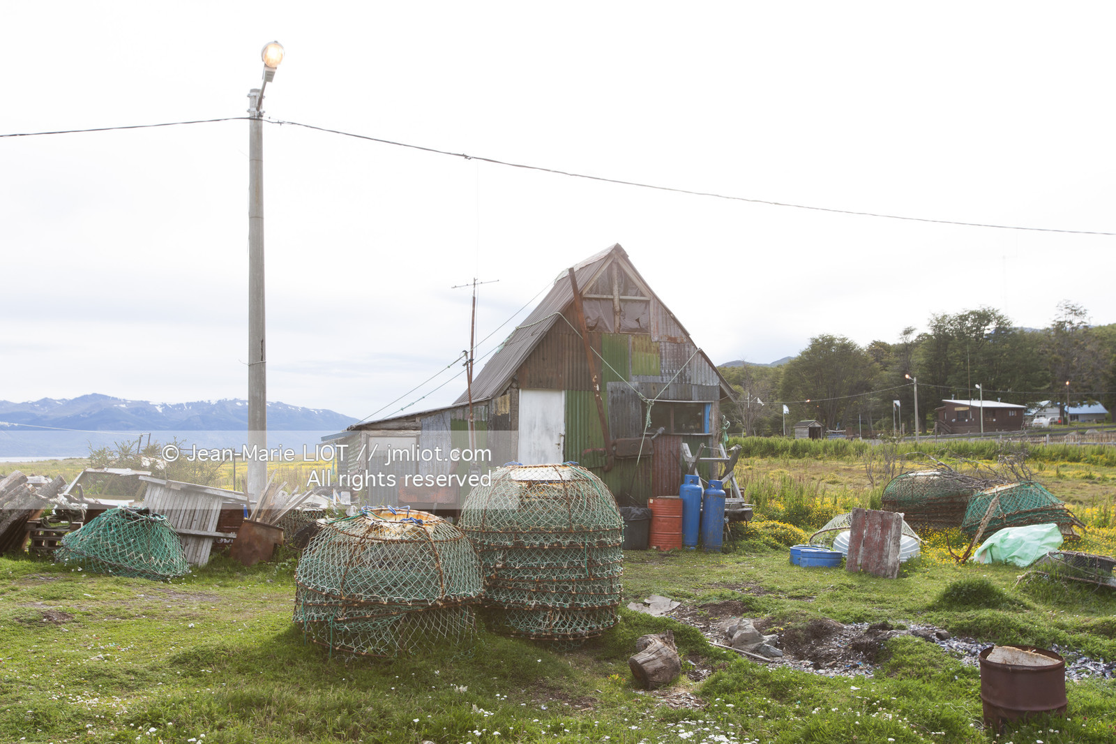 Ushuaia, Terre de Feu est la ville la plus australe du globe.Située à la pointe de l'Argentine cette province est la porte de l'antartique.photo © Jean-Marie Liot.
