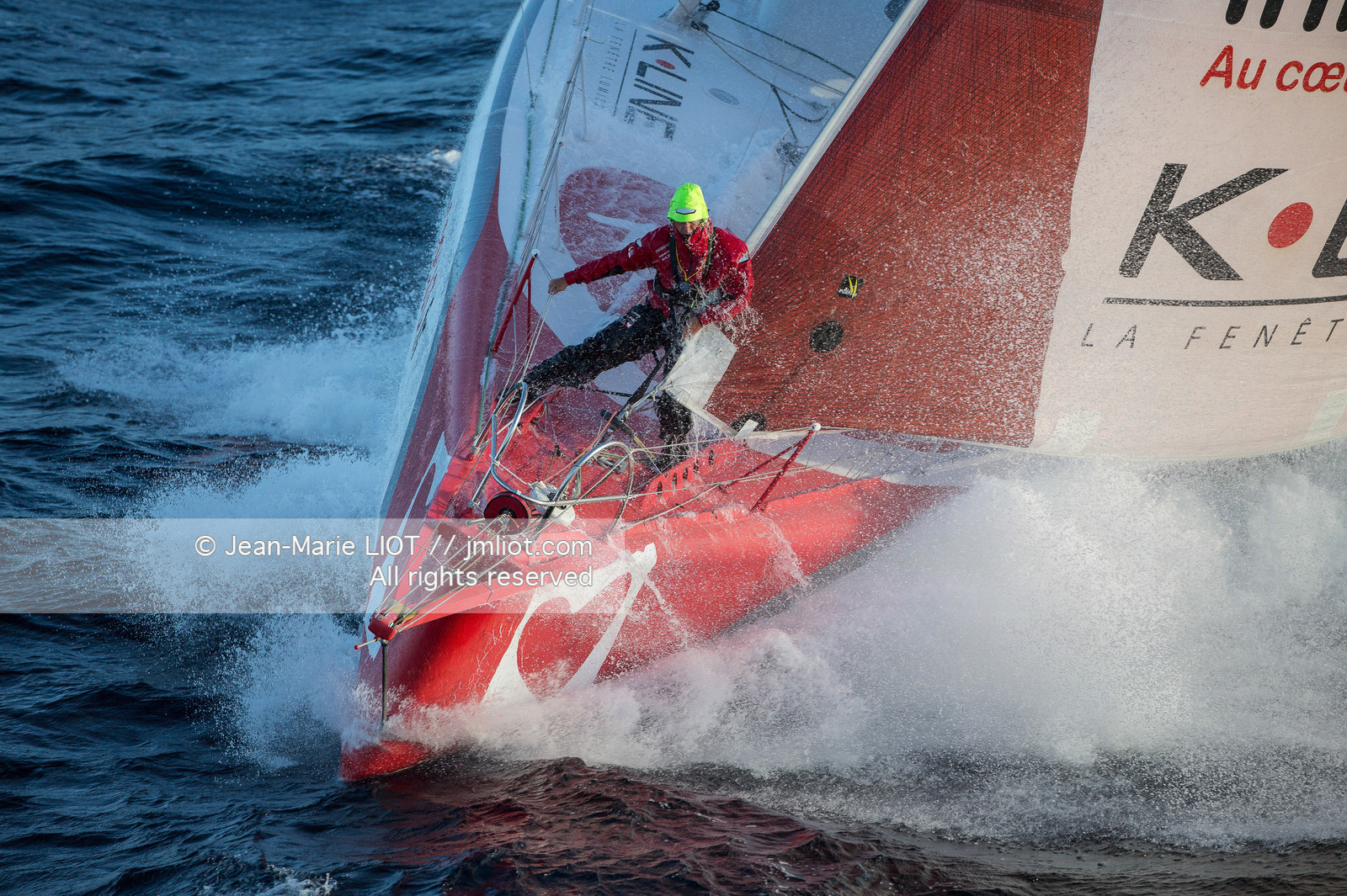 VENDEE GLOBE 2016-2017 - TANGUY DE LAMOTTE - INITIATIVES COEUR