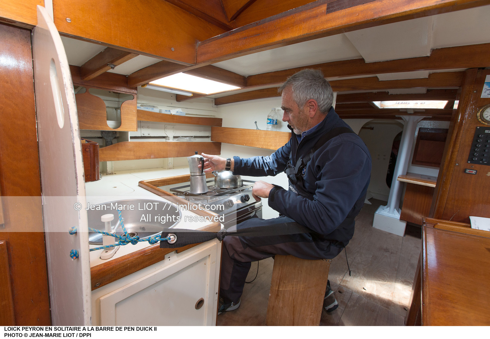 LOICK PEYRON A BORD DE PEN DUICK II