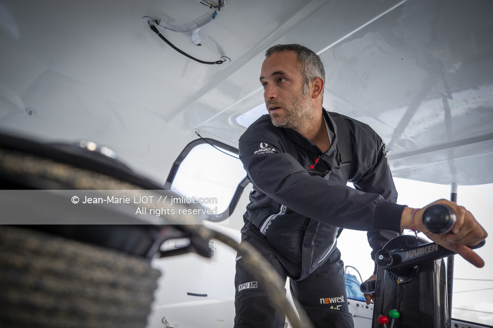 FABRICE AMEDEO ET ERIC PERON - TRANSAT JACQUES VABRE 2019 - A BORD