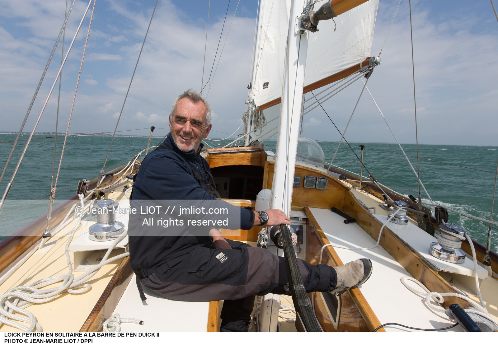 LOICK PEYRON A BORD DE PEN DUICK II