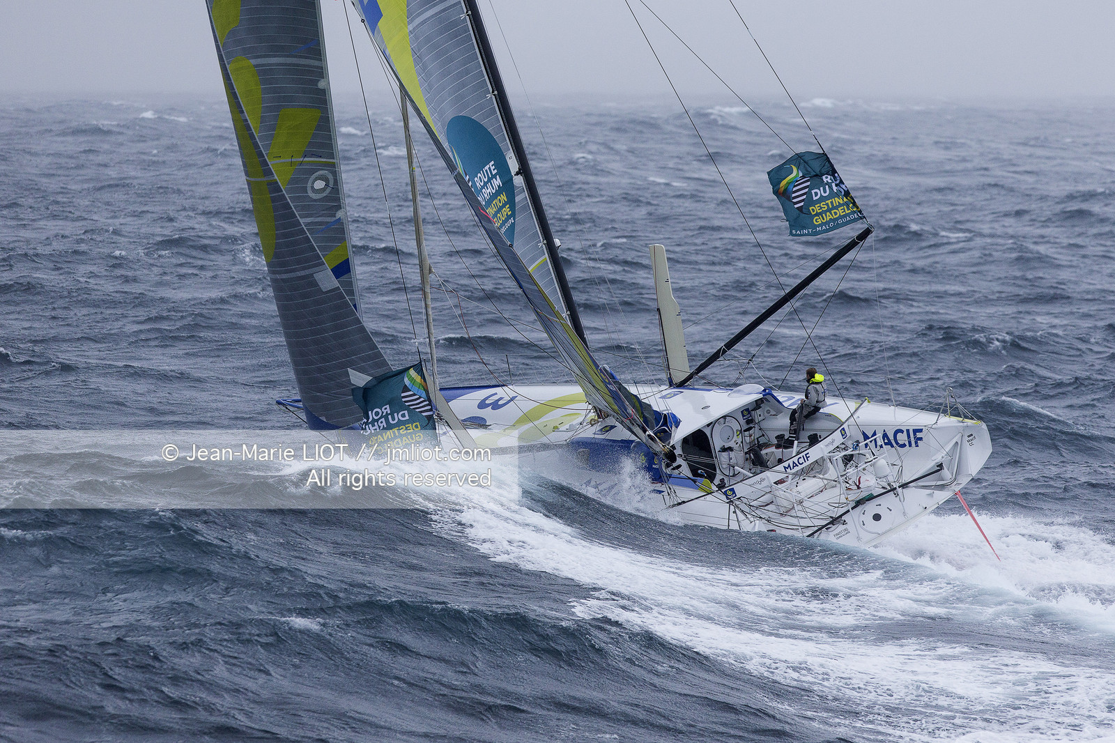 IMOCA - MACIF 2014 - BI RHUM AERIAL