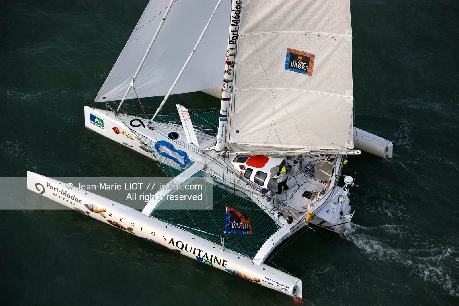 DEPART DE LA TRANSAT JACQUES VABRE.