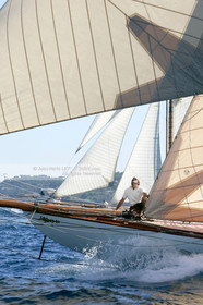 Voiles de Saint-Tropez 2006 à bord du Cambria-PHOTO-© JEAN-MARIE LIOT.