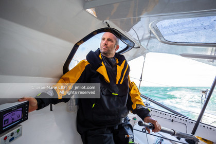 FABRICE AMEDEO ET ERIC PERON - TRANSAT JACQUES VABRE 2019 - A BORD