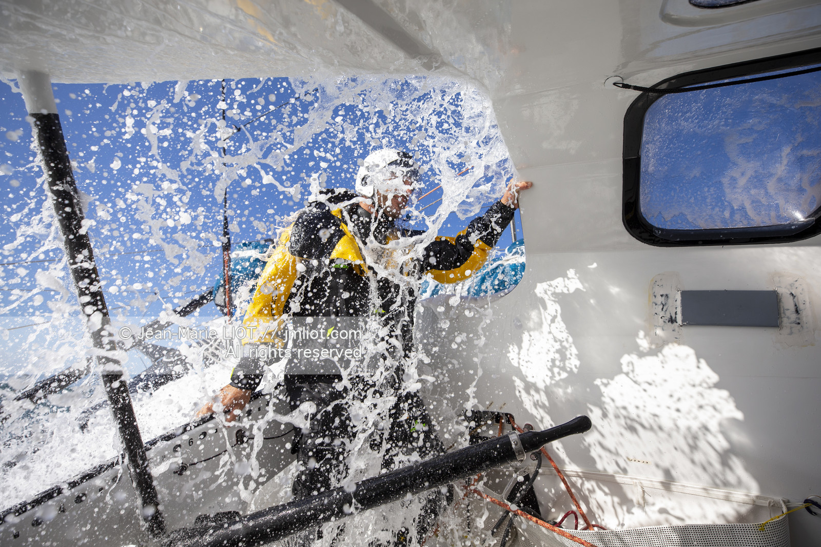 FABRICE AMEDEO ET ERIC PERON - TRANSAT JACQUES VABRE 2019 - A BORD