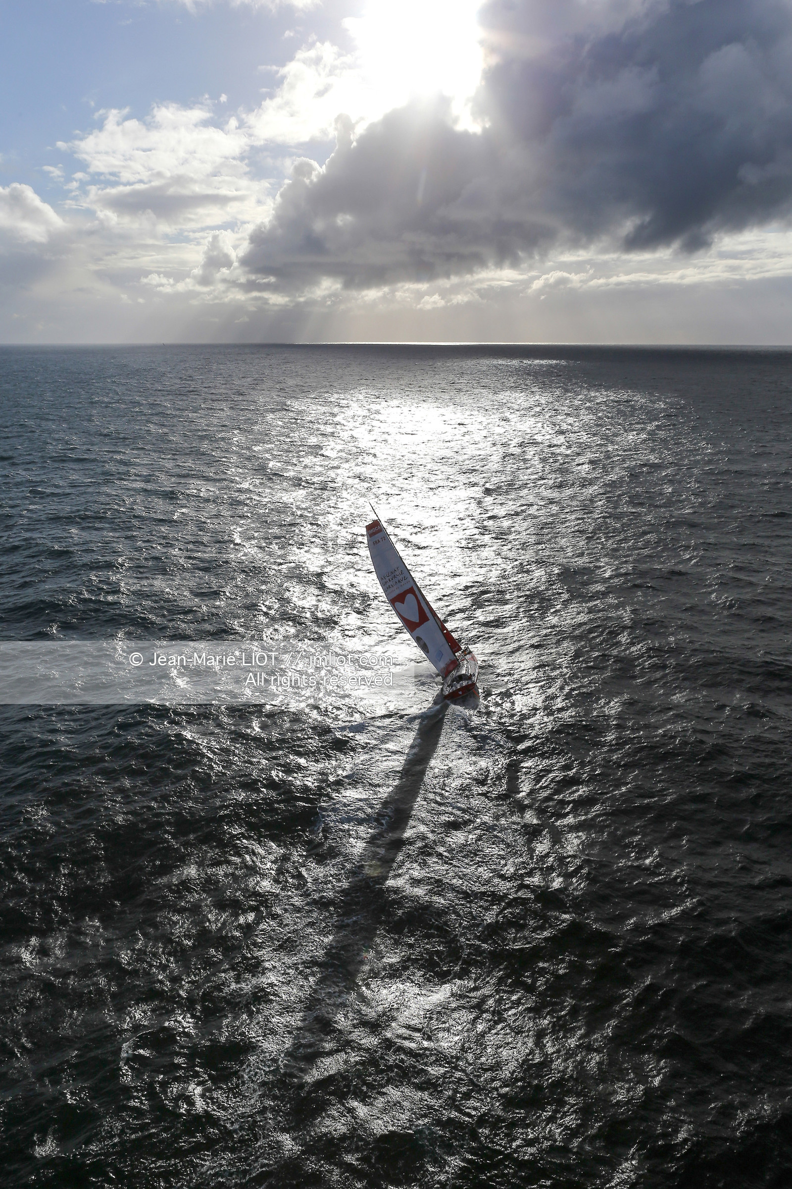 VENDEE GLOBE 2012-2013 - DEPART- JEAN-MARIE LIOT DPPI