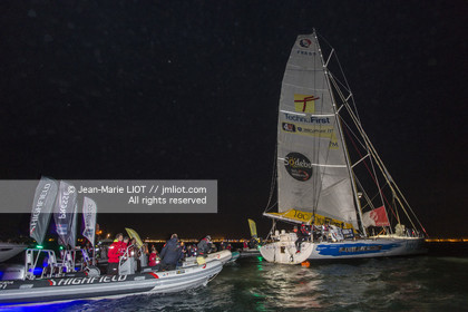 VENDEE GLOBE 2016-2017 - SEBASTIEN DESTREMAU - TECHNOFIRST - ARRIVEE