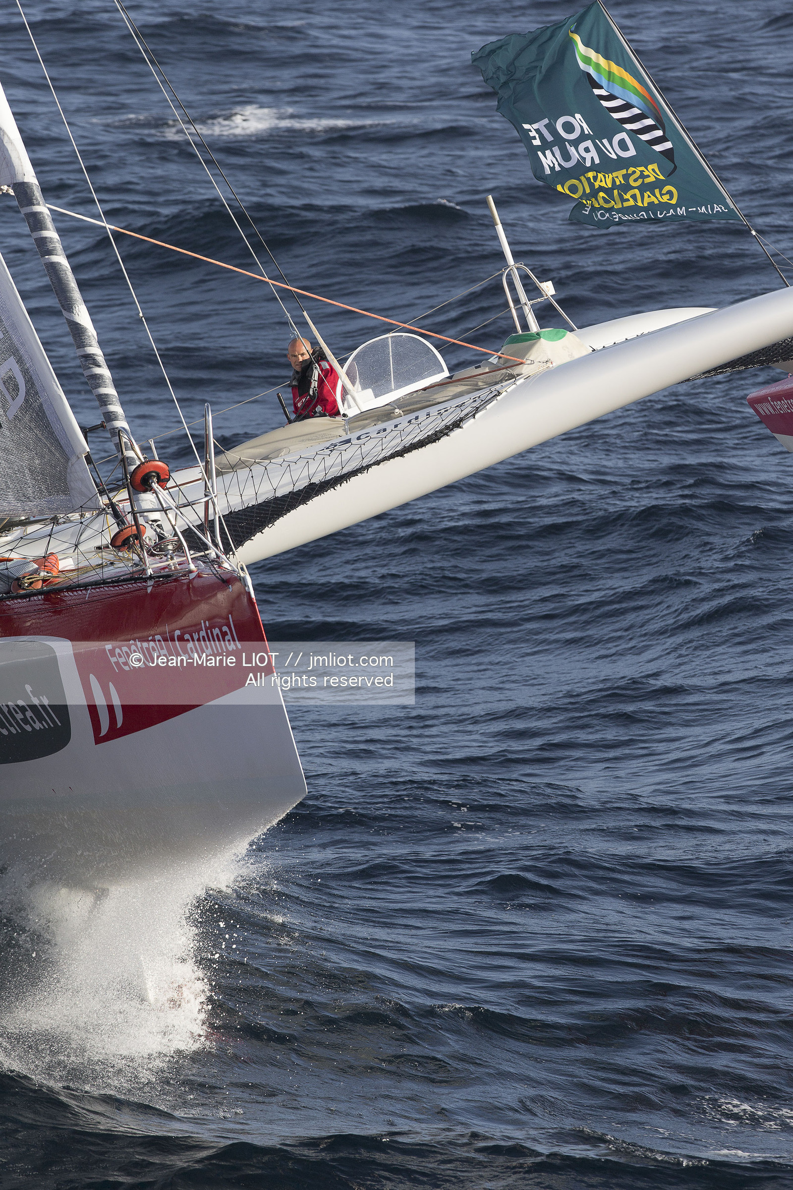 ROUTE DU RHUM 2014 - MULTI 50 FENETREA CARDINAL - ERWAN LE ROUX