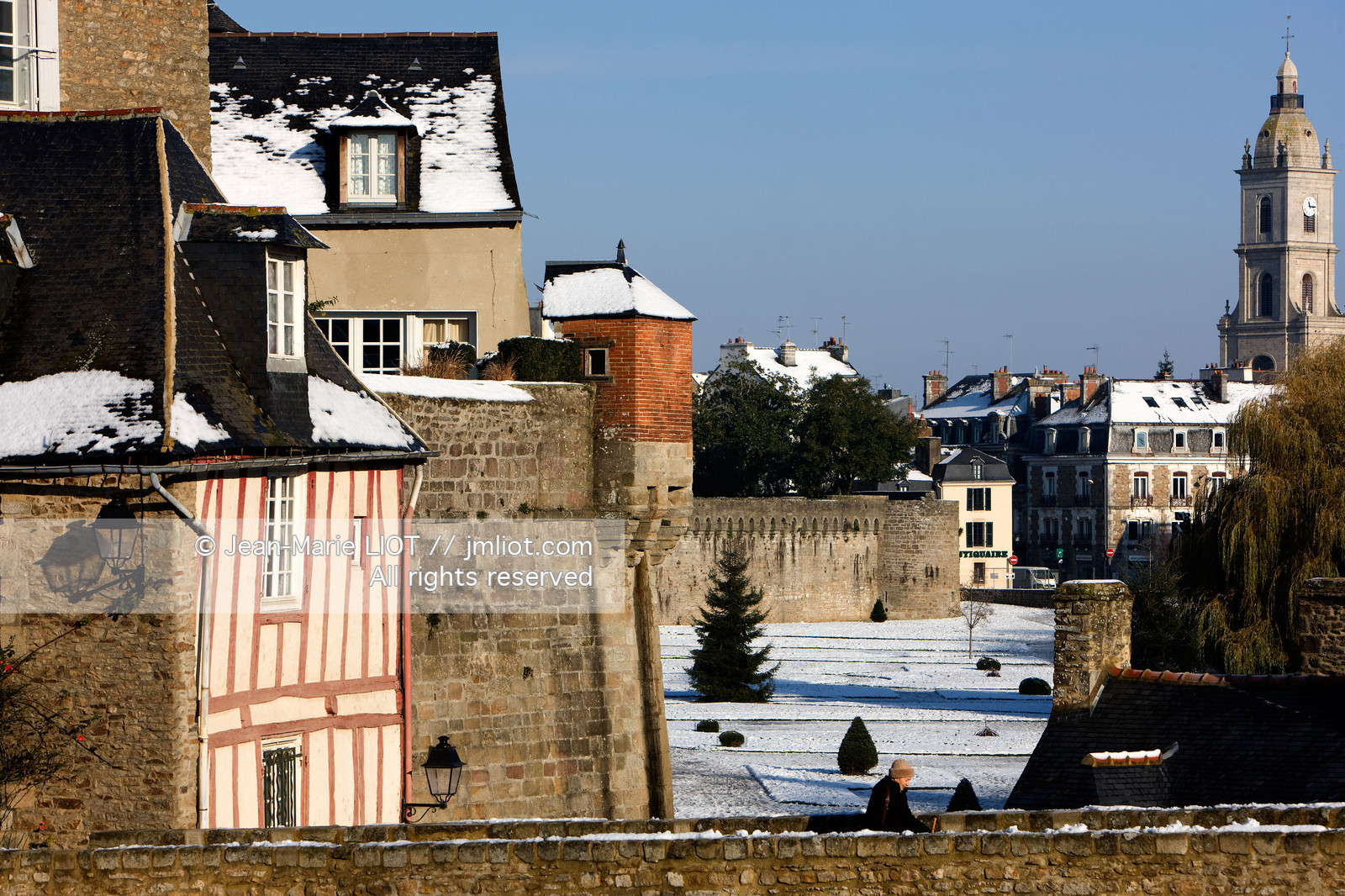 VANNES SOUS LA NEIGE