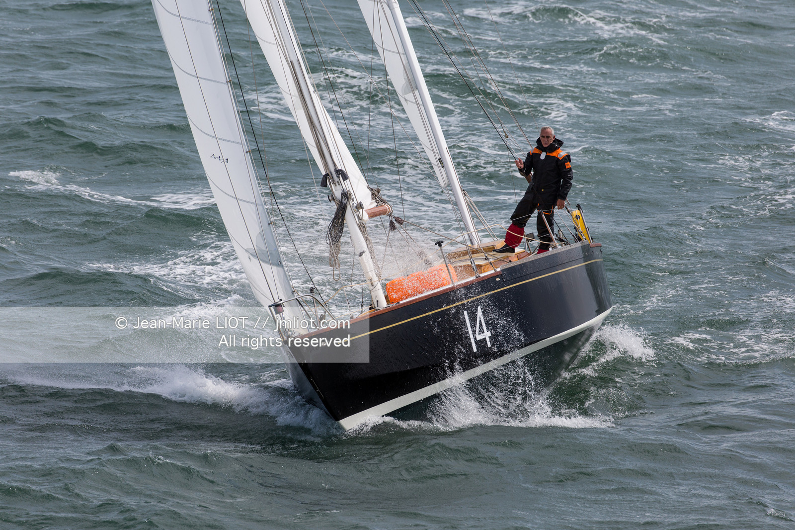 LOICK PEYRON A BORD DE PEN DUICK II