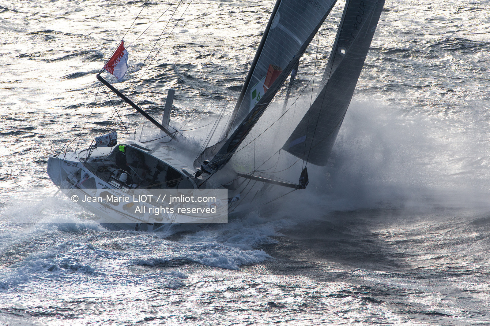 VENDEE GLOBE 2016-2017 - JEAN LE CAM - FINISTERE MER VENT