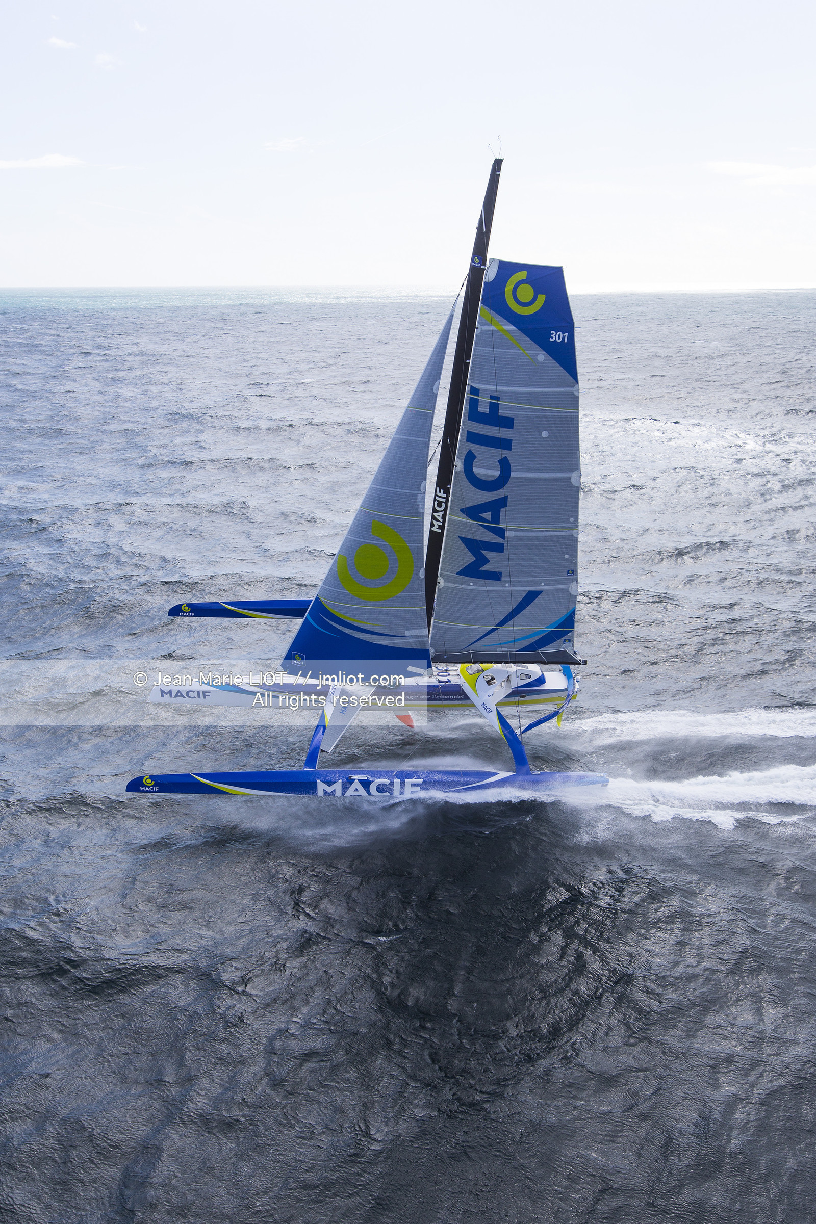 SAILING - ULTIME MACIF AERIAL MARCH 2016