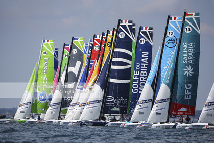 Tour Voile 2018, acte de Baden-Golfe du Morbihan, le 14 juillet 2018..Photo : Jean-Marie LIOT   ASO