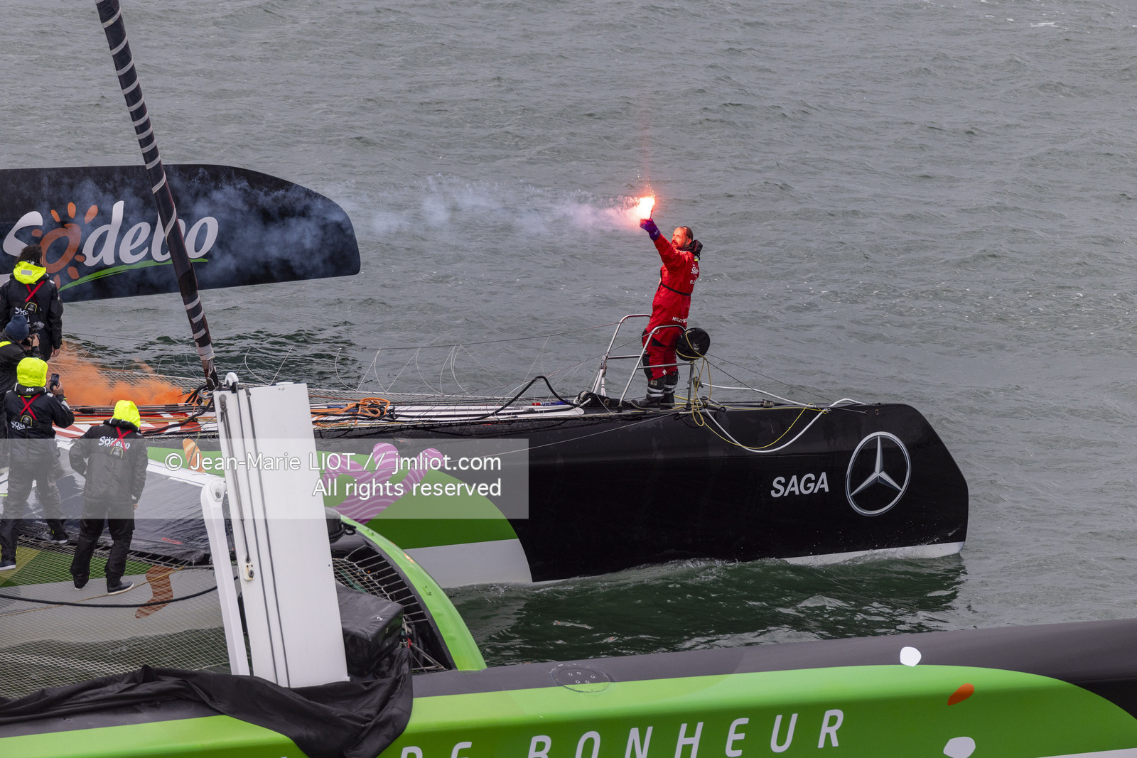 THOMAS COVILLE - ARKEA ULTIM CHALLENGE - ARRIVEE