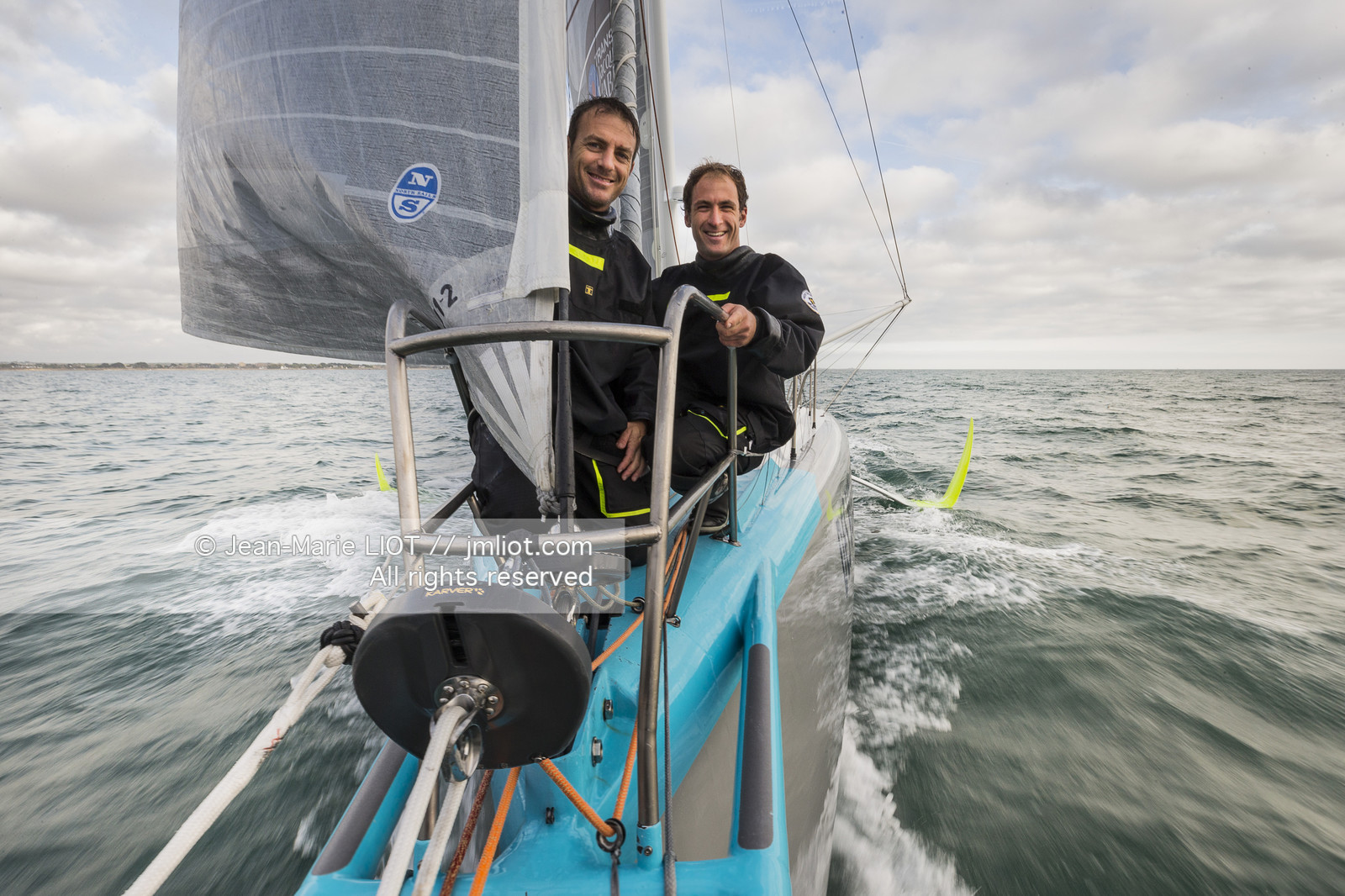 SAILING - TRANSAT JACQUES VABRE 2017 - FENETREA MIX BUFFET - ERWAN LE ROUX - VINCENT RIOU