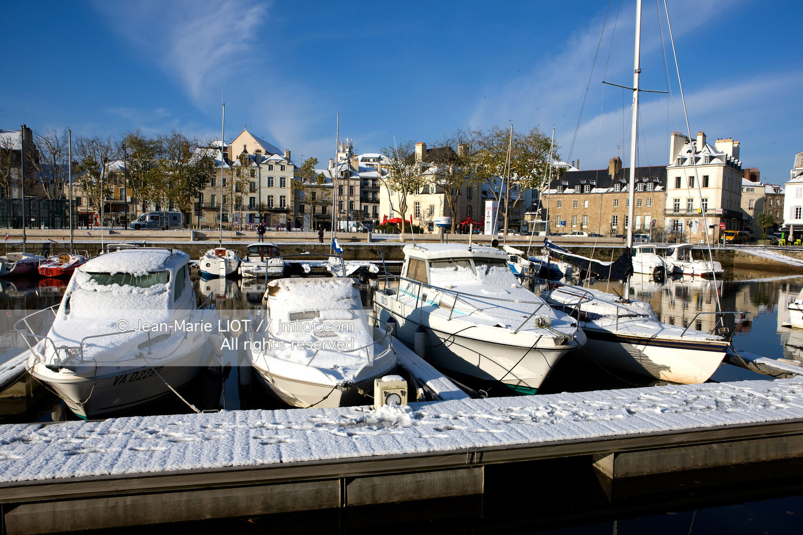 VANNES SOUS LA NEIGE