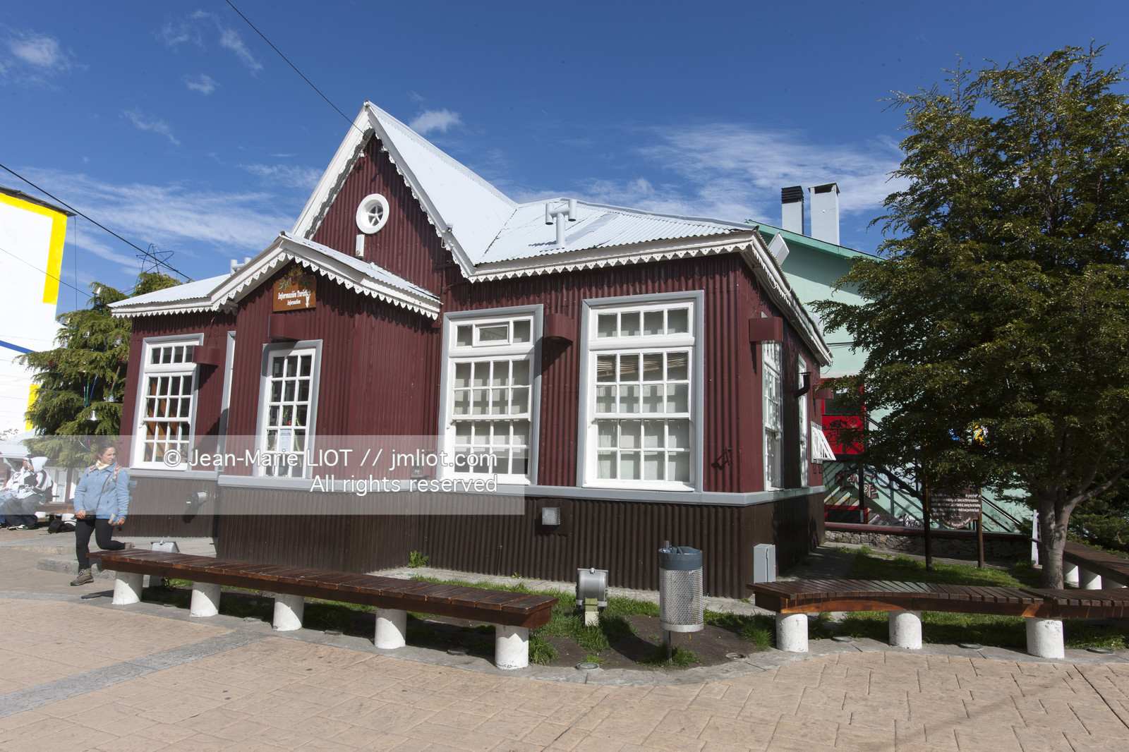 Ushuaia, Terre de Feu est la ville la plus australe du globe.Située à la pointe de l'Argentine cette province est la porte de l'antartique.photo © Jean-Marie Liot.
