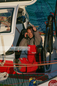 MAXI TRIMARAN SODEBO - THOMAS COVILLE - RECORD TOUR DU MONDE EN SOLITAIRE..