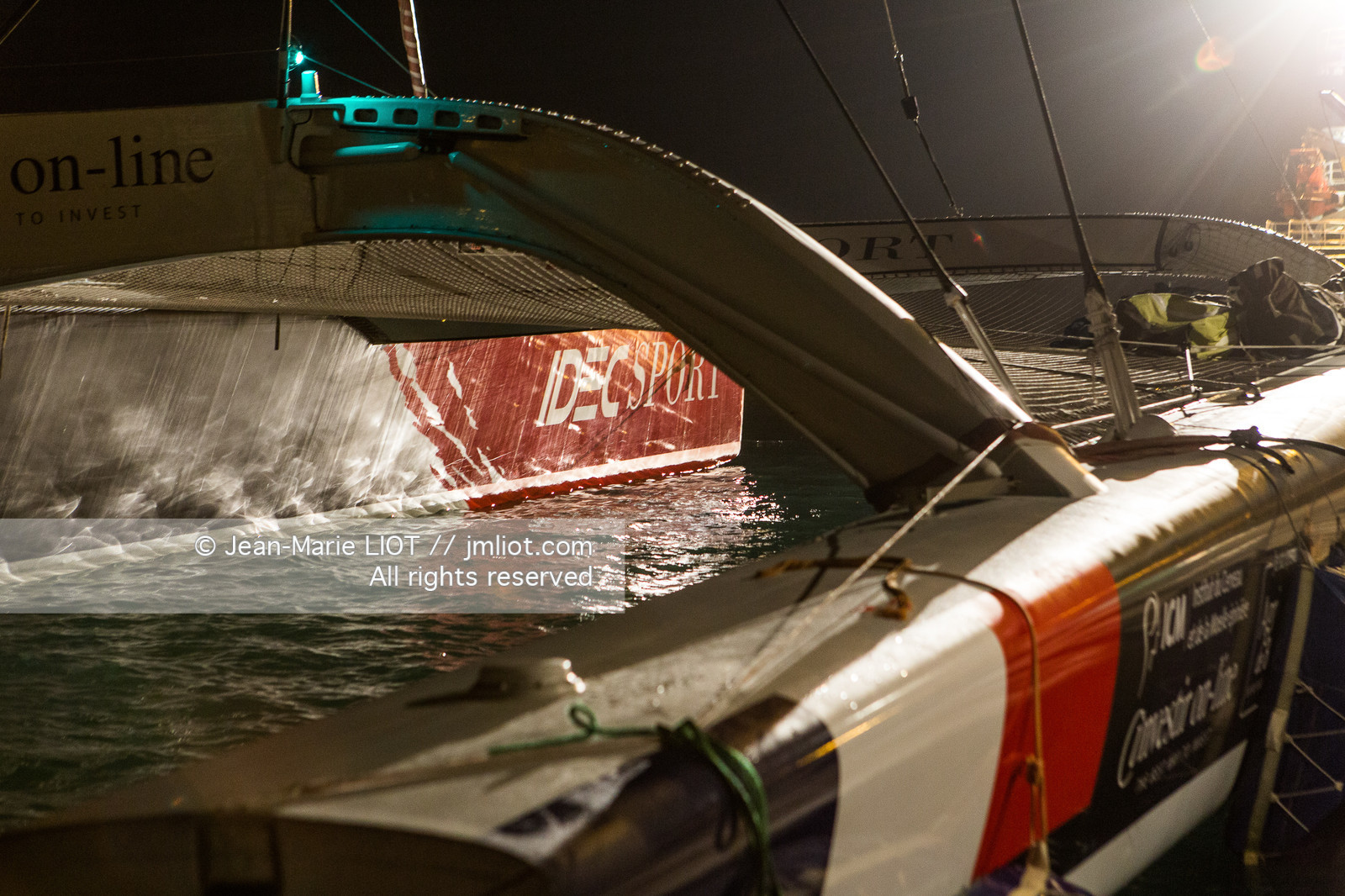 TROPHEE JULES VERNE - MAXI TRIMARAN IDEC SPORT 2016