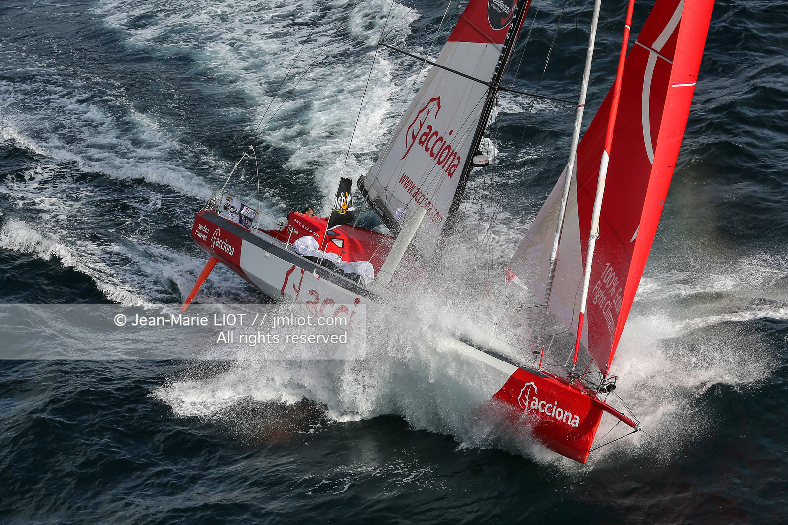 VENDEE GLOBE 2012-2013 - DEPART- JEAN-MARIE LIOT DPPI