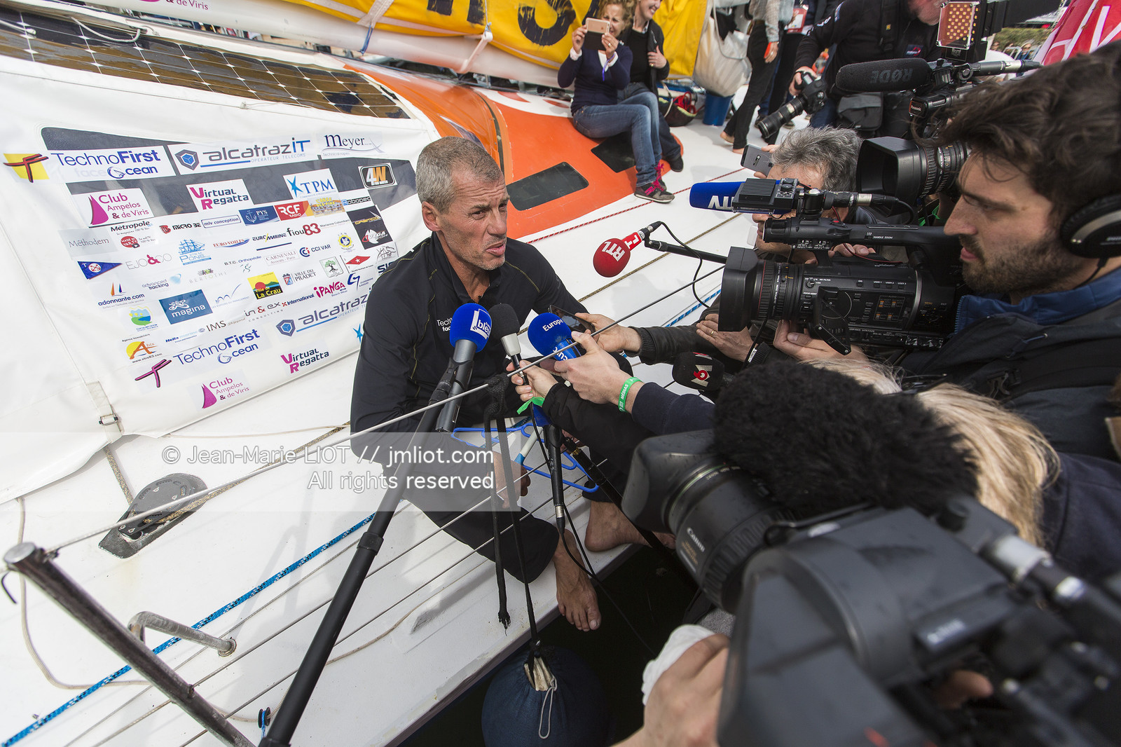 VENDEE GLOBE 2016-2017 - SEBASTIEN DESTREMAU - TECHNOFIRST - ARRIVEE