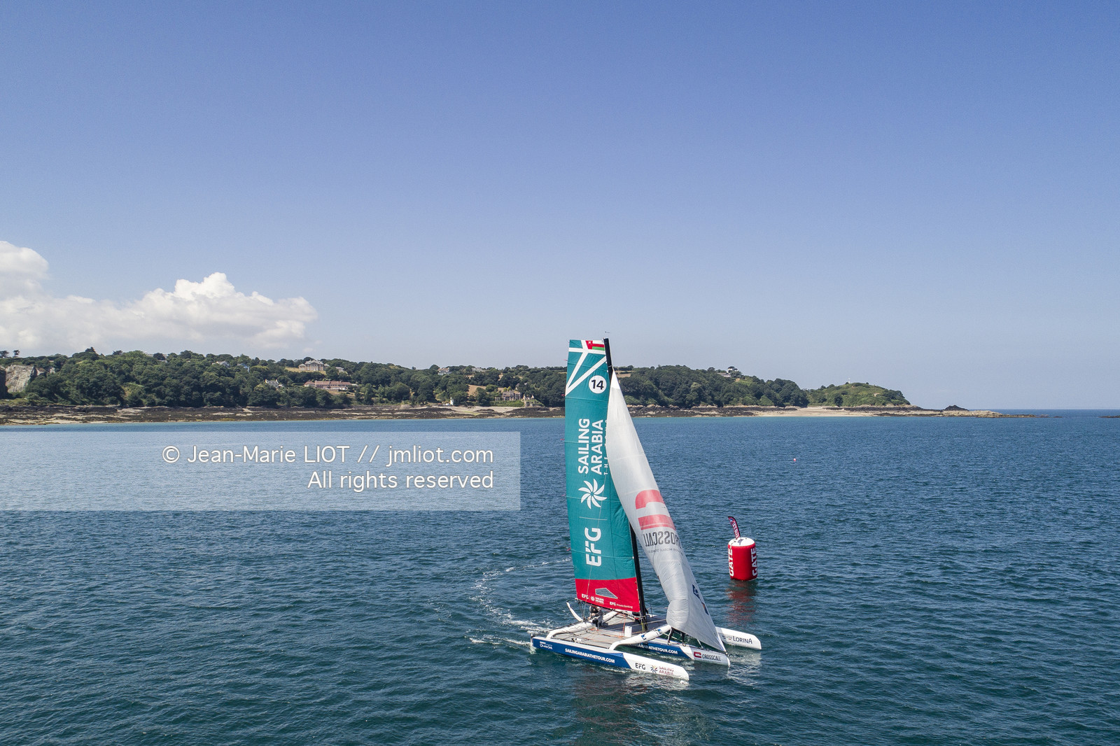 Tour Voile 2018, acte de Barneville-Carteret, le 12 juillet 2018..Photo : Jean-Marie LIOT   ASO