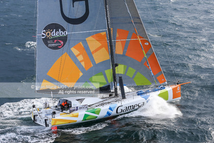 VENDEE GLOBE 2012-2013 - DEPART- JEAN-MARIE LIOT DPPI