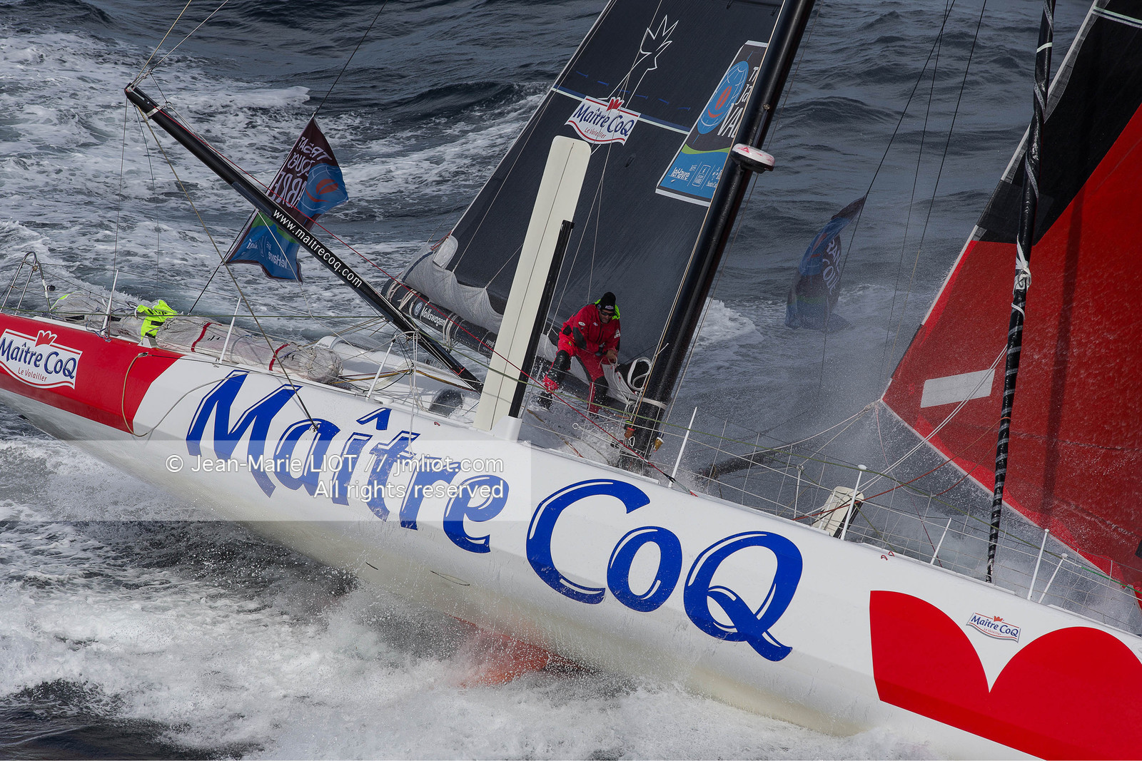 IMOCA MAITRE COQ - JEREMIE BEYOU.