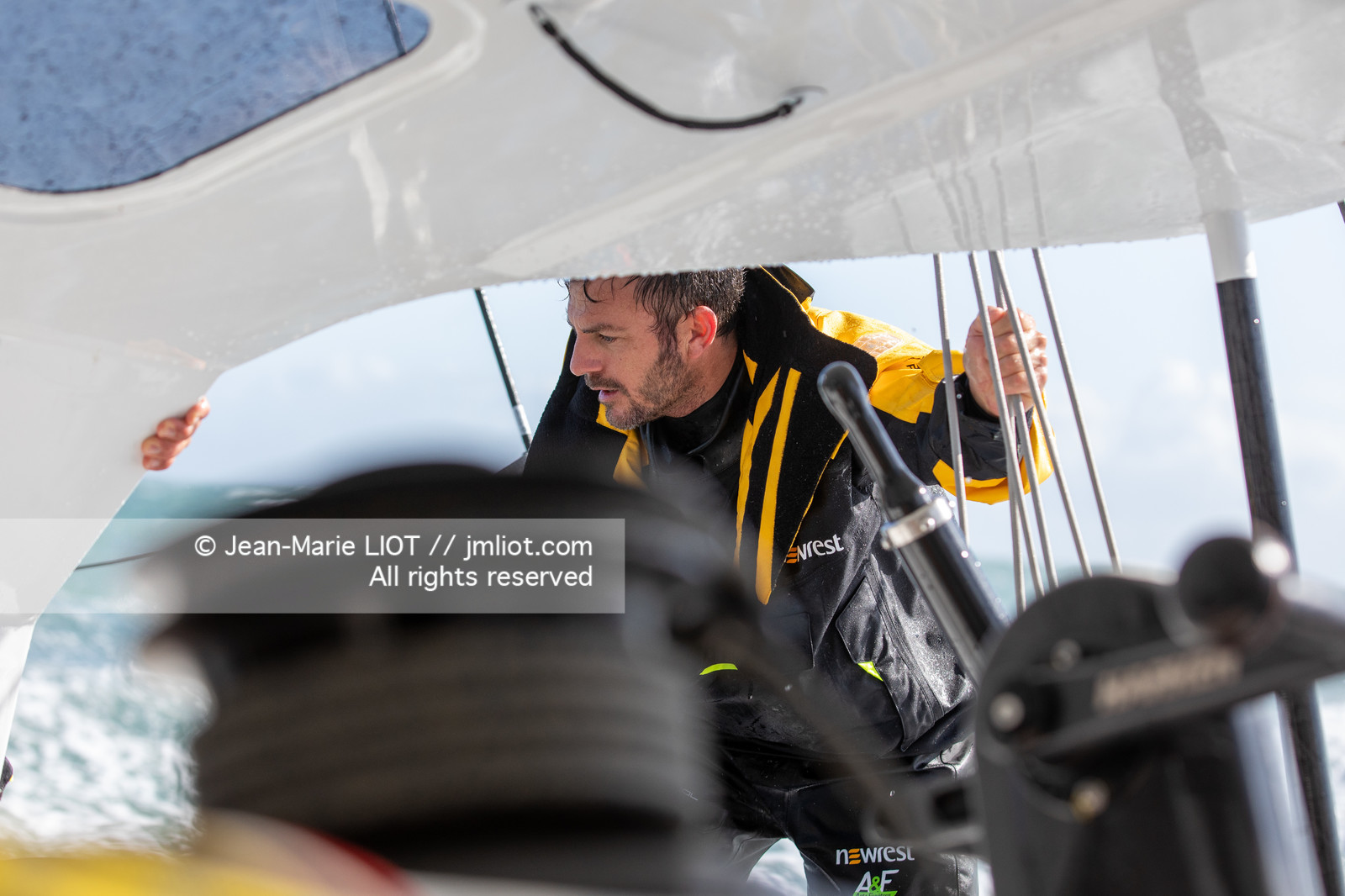 FABRICE AMEDEO ET ERIC PERON - TRANSAT JACQUES VABRE 2019 - A BORD