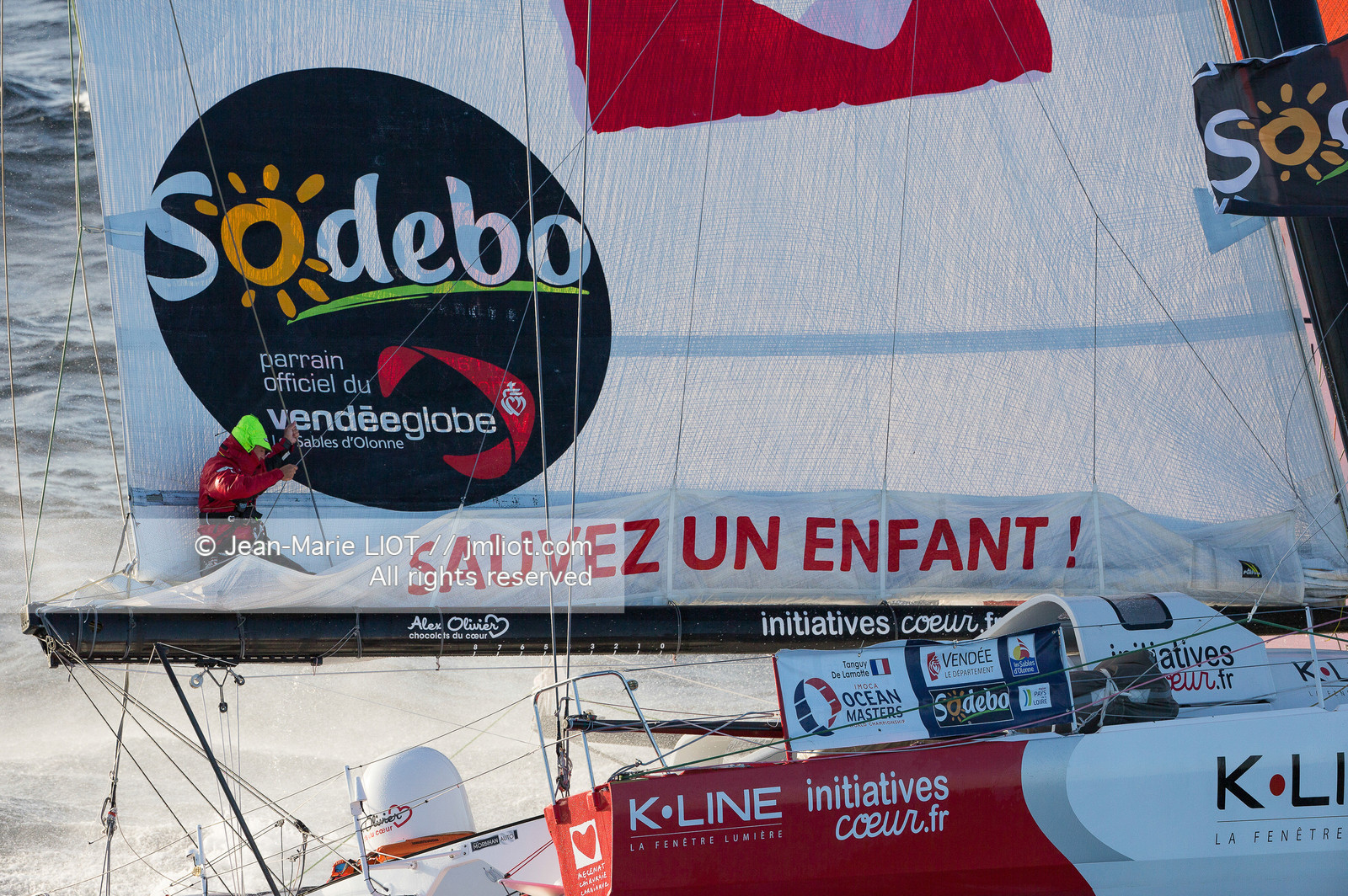 VENDEE GLOBE 2016-2017 - TANGUY DE LAMOTTE - INITIATIVES COEUR