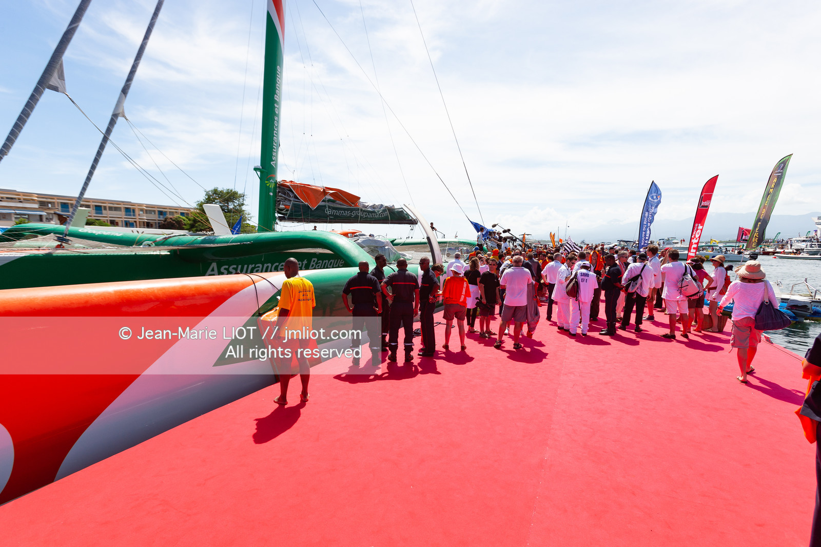 ROUTE DU RHUM 2010 - FRANCK CAMMAS - ARRIVEE