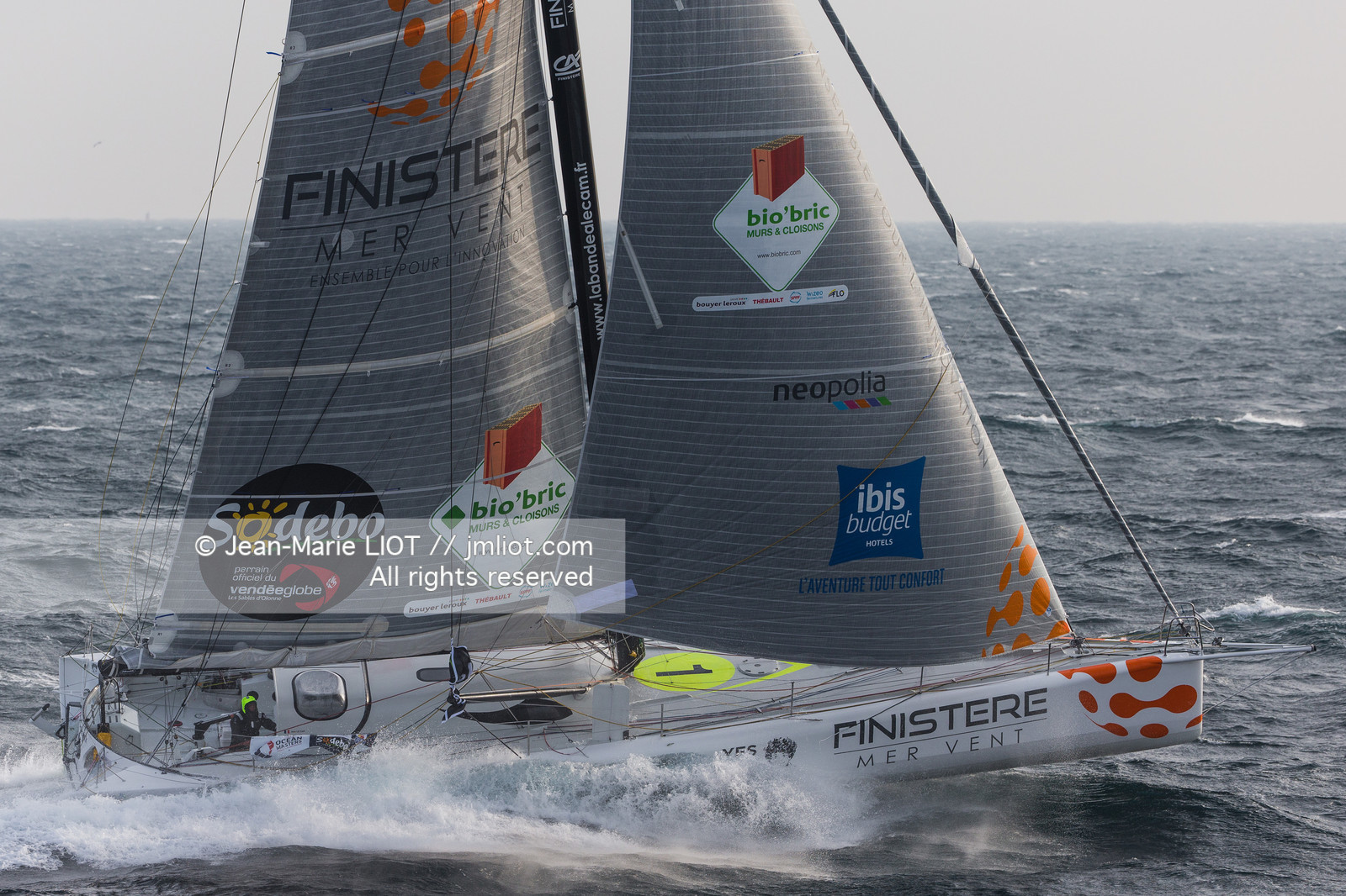 VENDEE GLOBE 2016-2017 - JEAN LE CAM - FINISTERE MER VENT