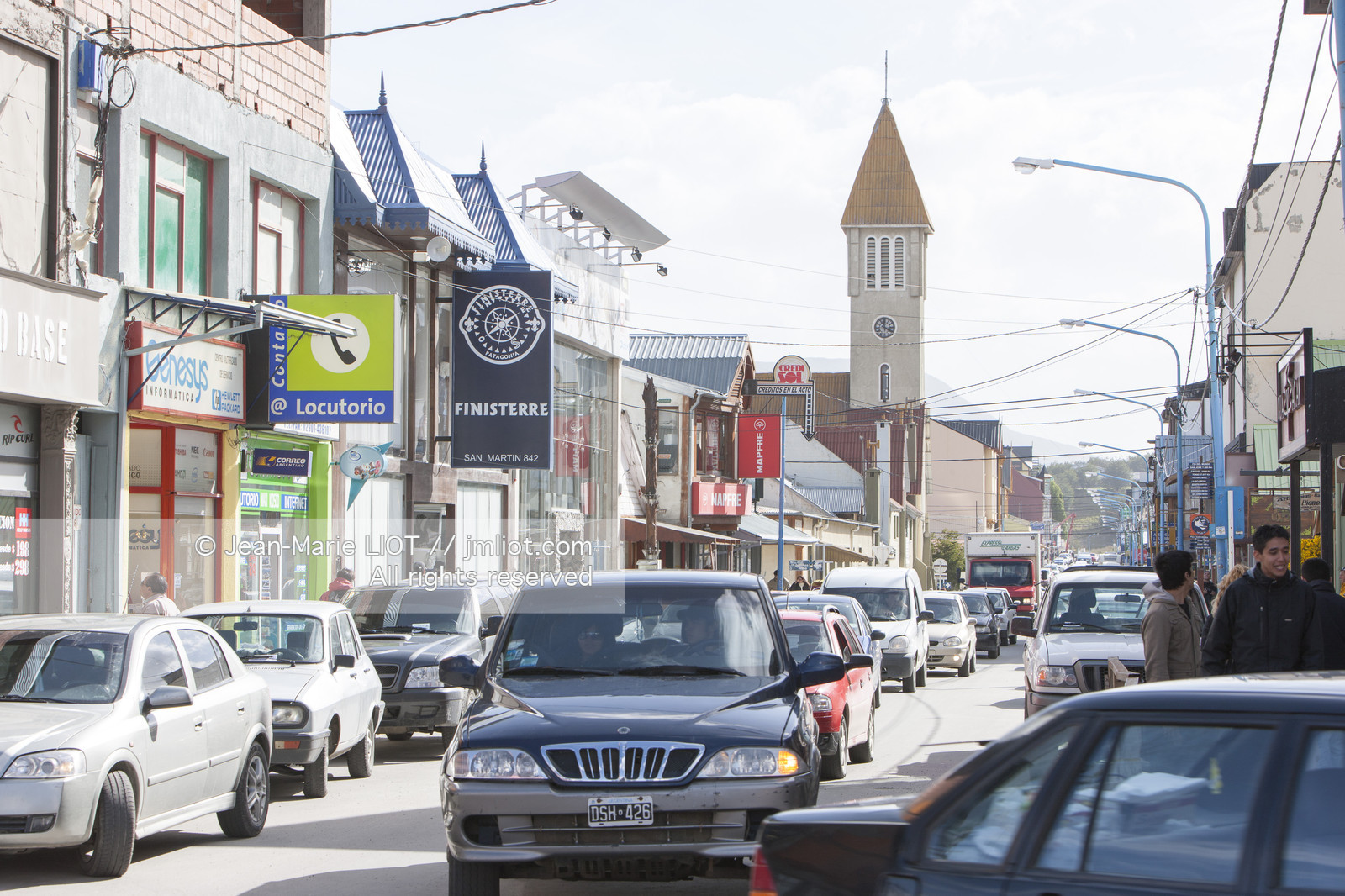 Ushuaia, Terre de Feu est la ville la plus australe du globe.Située à la pointe de l'Argentine cette province est la porte de l'antartique.photo © Jean-Marie Liot.