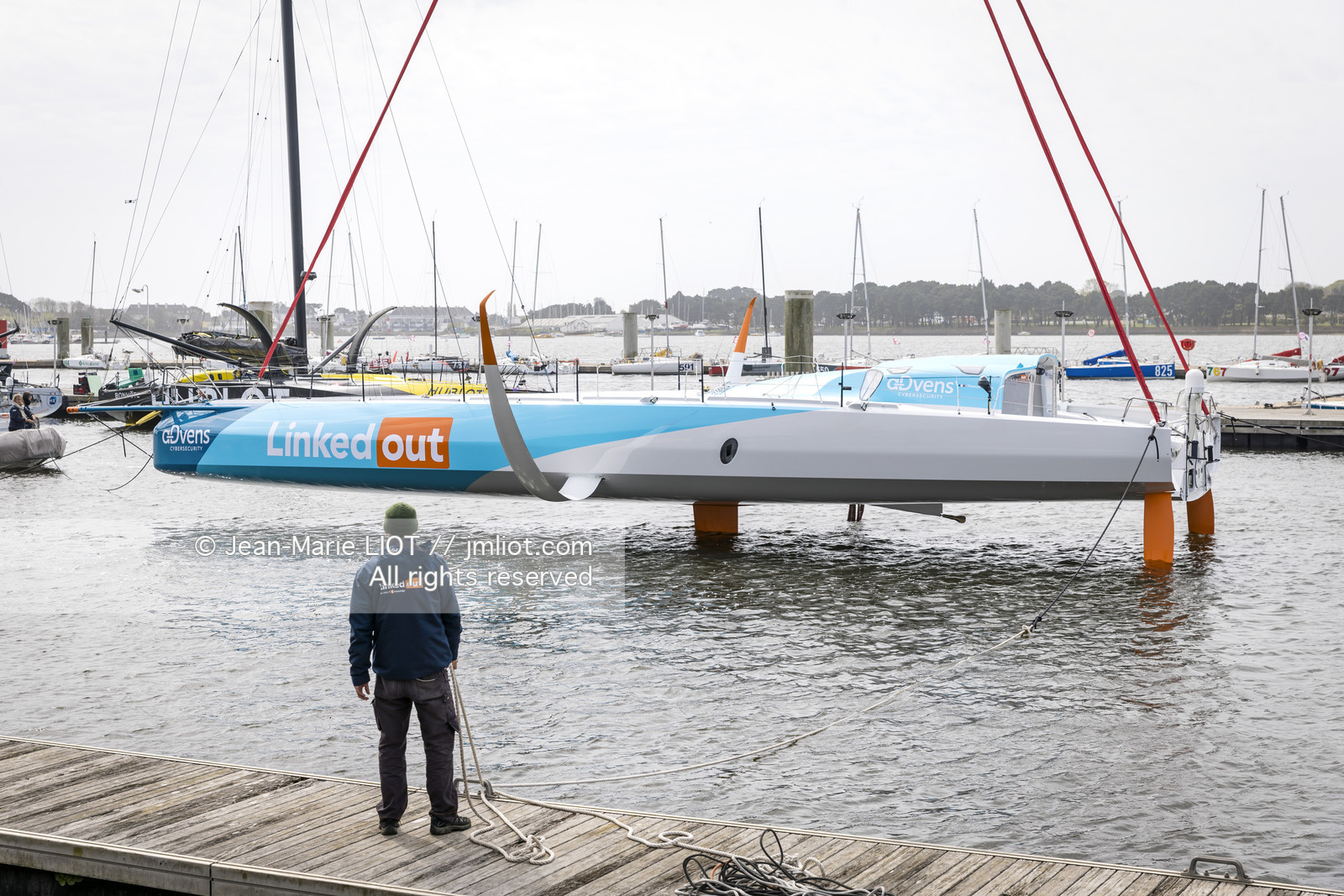 THOMAS RUYANT 2022 - MISE A L’EAU IMOCA LINKEDOUT