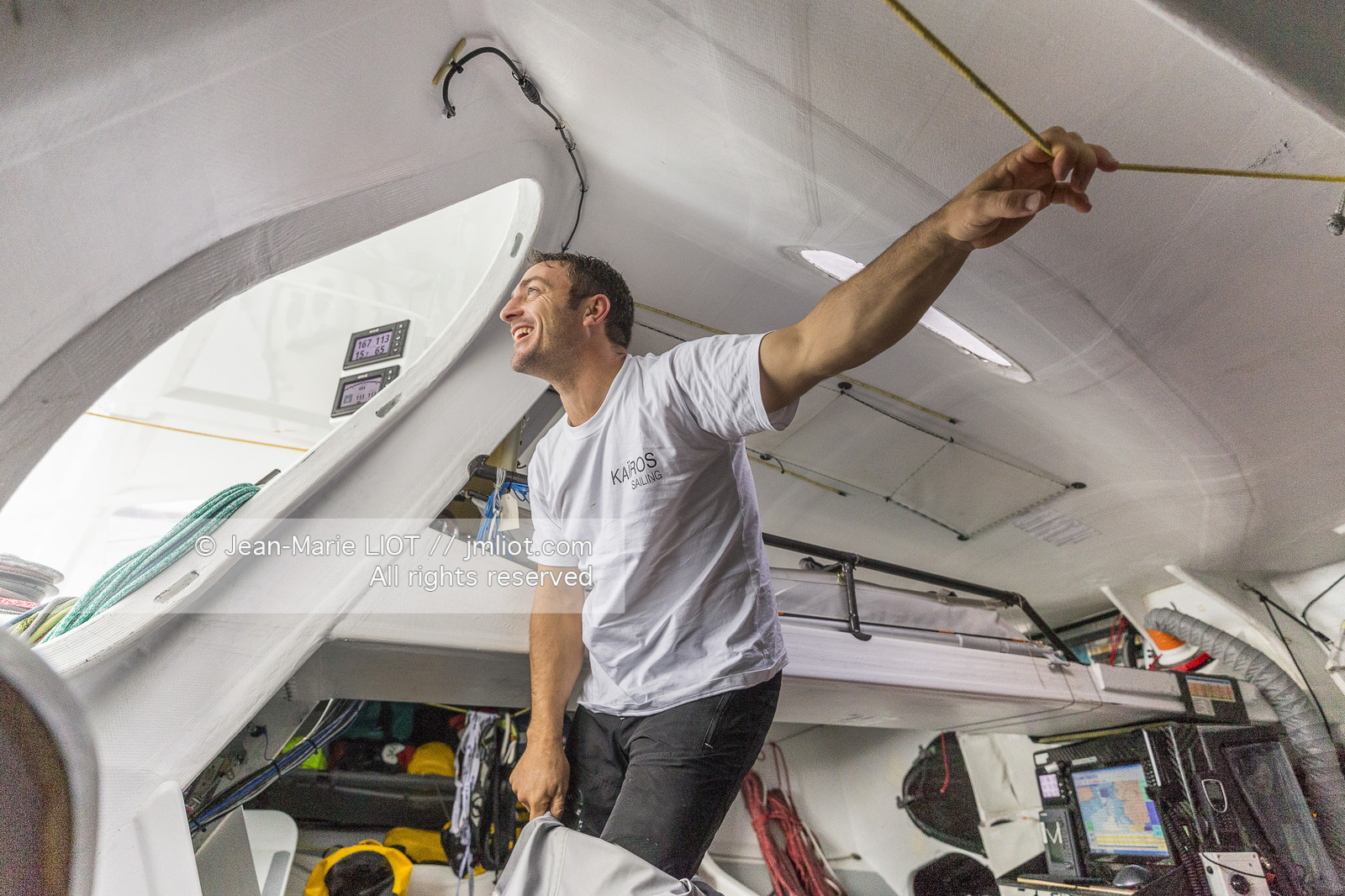 SAILING - TRANSAT JACQUES VABRE 2017 - FENETREA MIX BUFFET - ERWAN LE ROUX - VINCENT RIOU