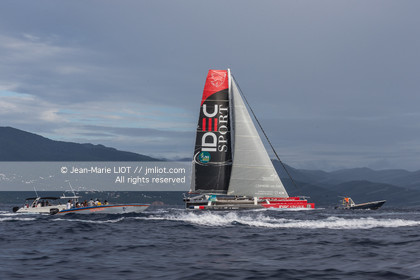 FRANCIS JOYON - ROUTE DU RHUM 2018 - ARRIVEE