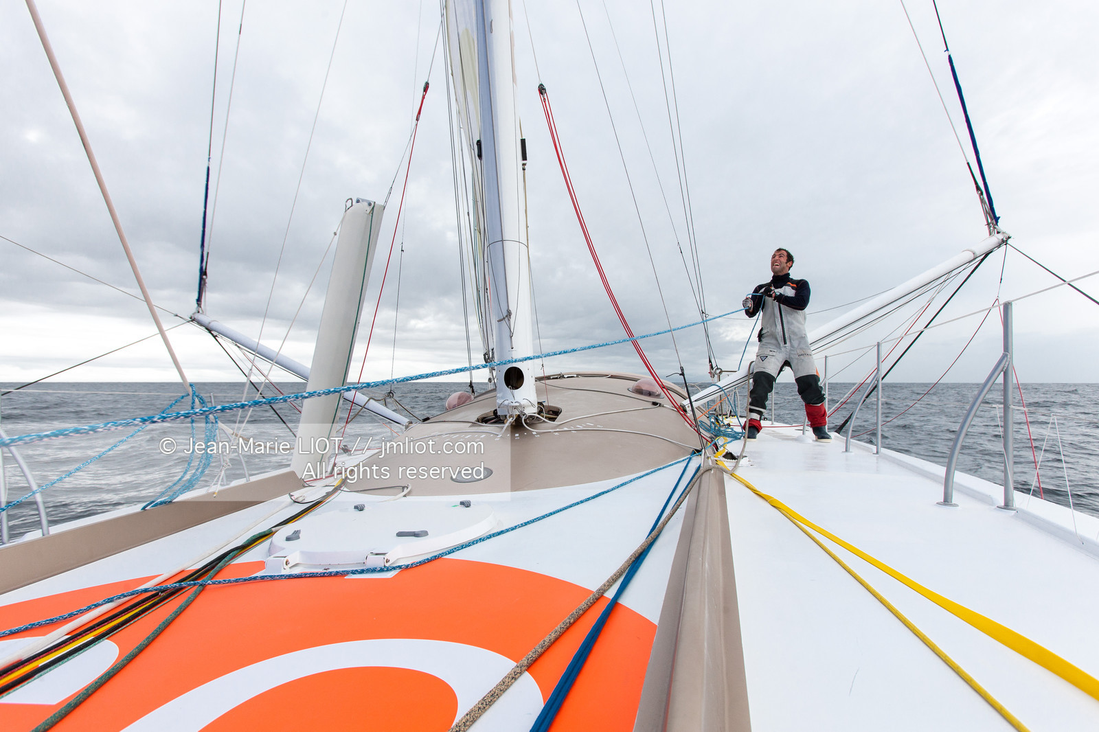 SAILING ARMEL LE CLEACH BRIT AIR IMOCA