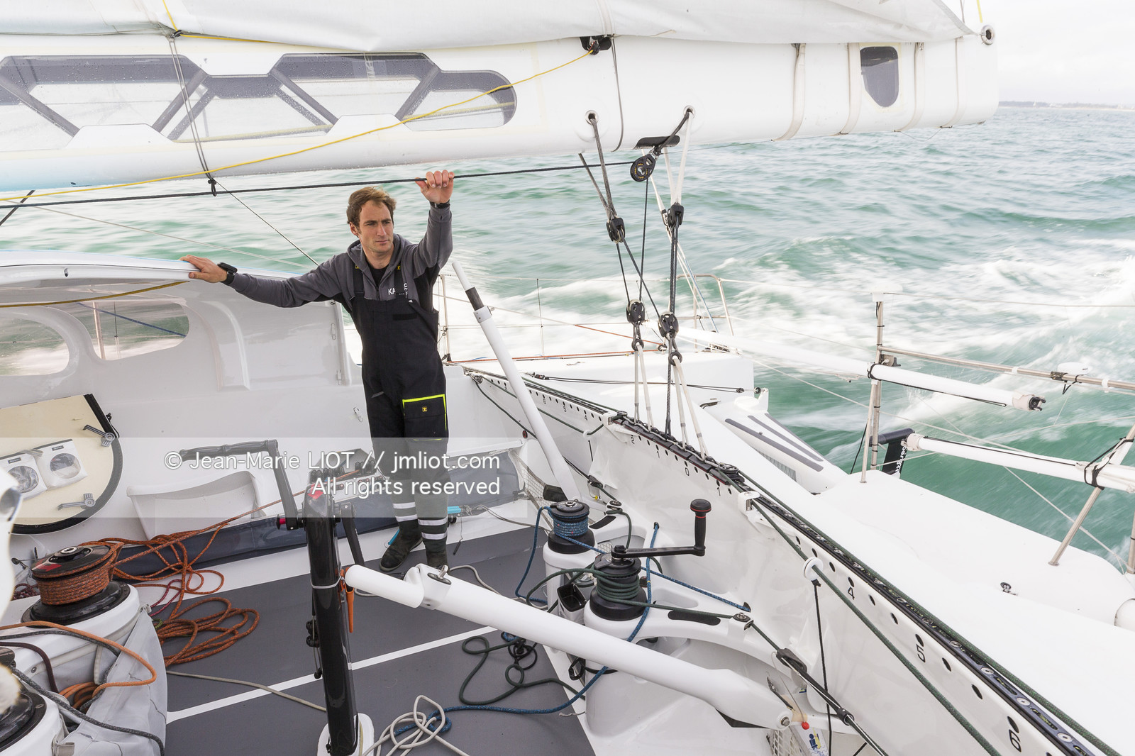 SAILING - TRANSAT JACQUES VABRE 2017 - FENETREA MIX BUFFET - ERWAN LE ROUX - VINCENT RIOU