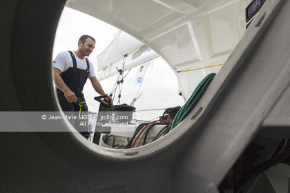 SAILING - TRANSAT JACQUES VABRE 2017 - FENETREA MIX BUFFET - ERWAN LE ROUX - VINCENT RIOU