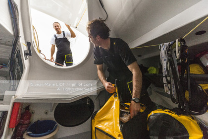 SAILING - TRANSAT JACQUES VABRE 2017 - FENETREA MIX BUFFET - ERWAN LE ROUX - VINCENT RIOU