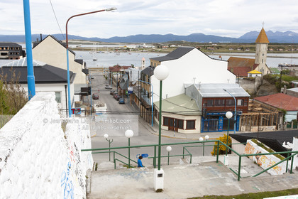 Ushuaia, Terre de Feu est la ville la plus australe du globe.Située à la pointe de l'Argentine cette province est la porte de l'antartique.photo © Jean-Marie Liot.