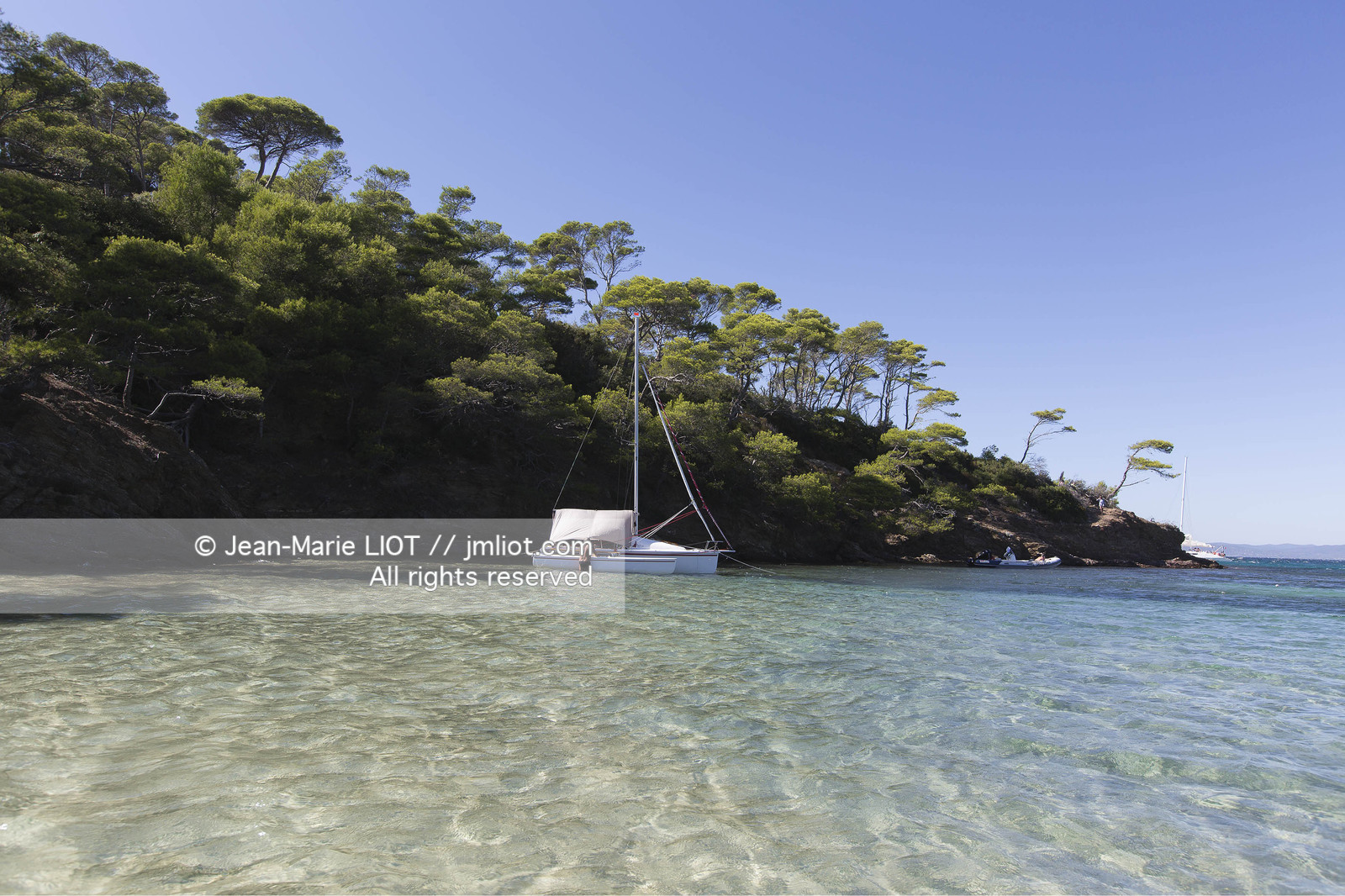 Aout 2015 mouillage à Porquerolles, découverte de l'île..Photos © JEAN-MARIE LIOT - www.jmliot.com