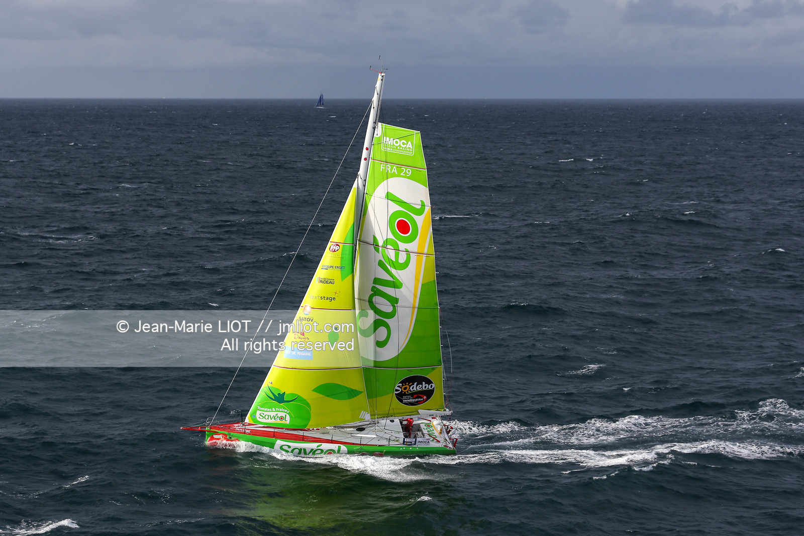 VENDEE GLOBE 2012-2013 - DEPART- JEAN-MARIE LIOT DPPI