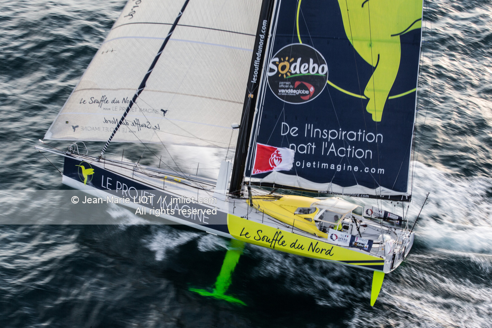 VENDEE GLOBE 2016-2017 -THOMAS RUYANT - LE SOUFFLE DU NORD POUR LE PROJET